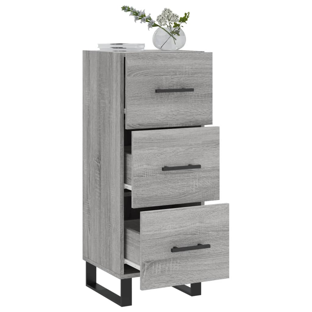 Grey Sonoma Buffet 34.5x34x90 cm INGEGNERIA legno