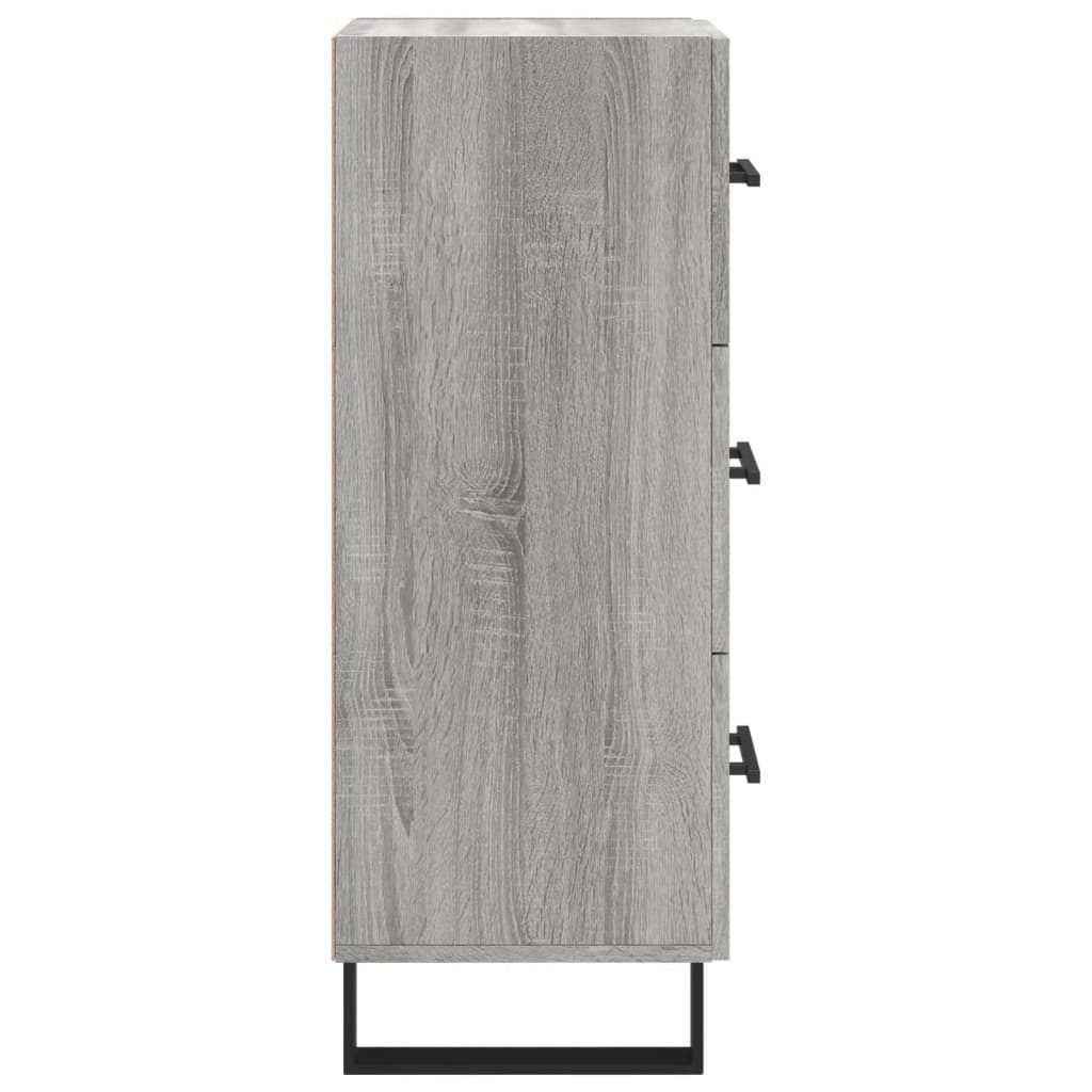 Grey Sonoma Buffet 34.5x34x90 cm INGEGNERIA legno