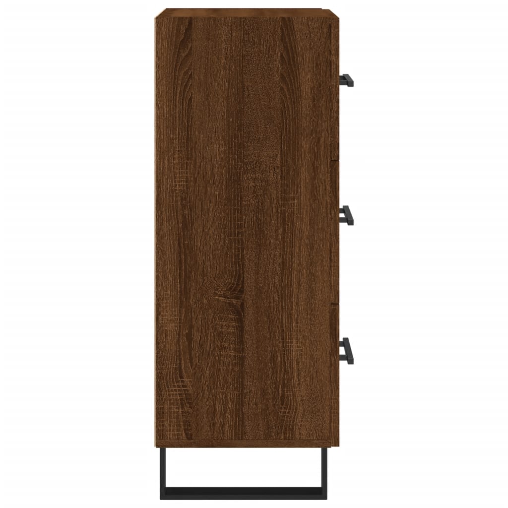 Brown Eichenbuffet 34,5x34x90 cm Ingenieurholz Holz