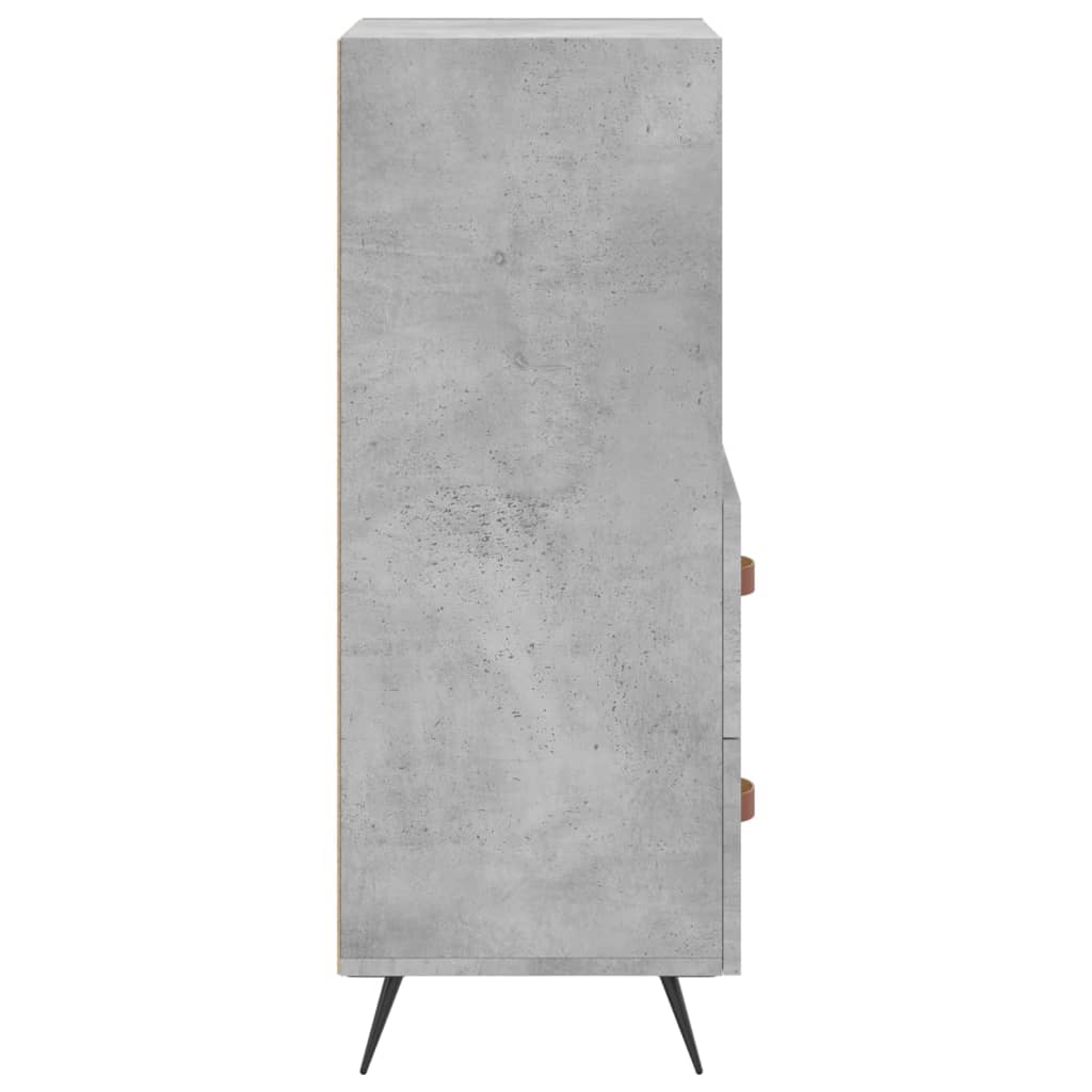 Concrete gray buffet 34.5x34x90 cm Engineering wood