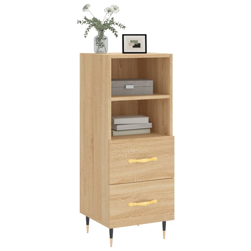 Sonoma Oak Buffet 34.5x34x90 cm Ingenieurholz Holz