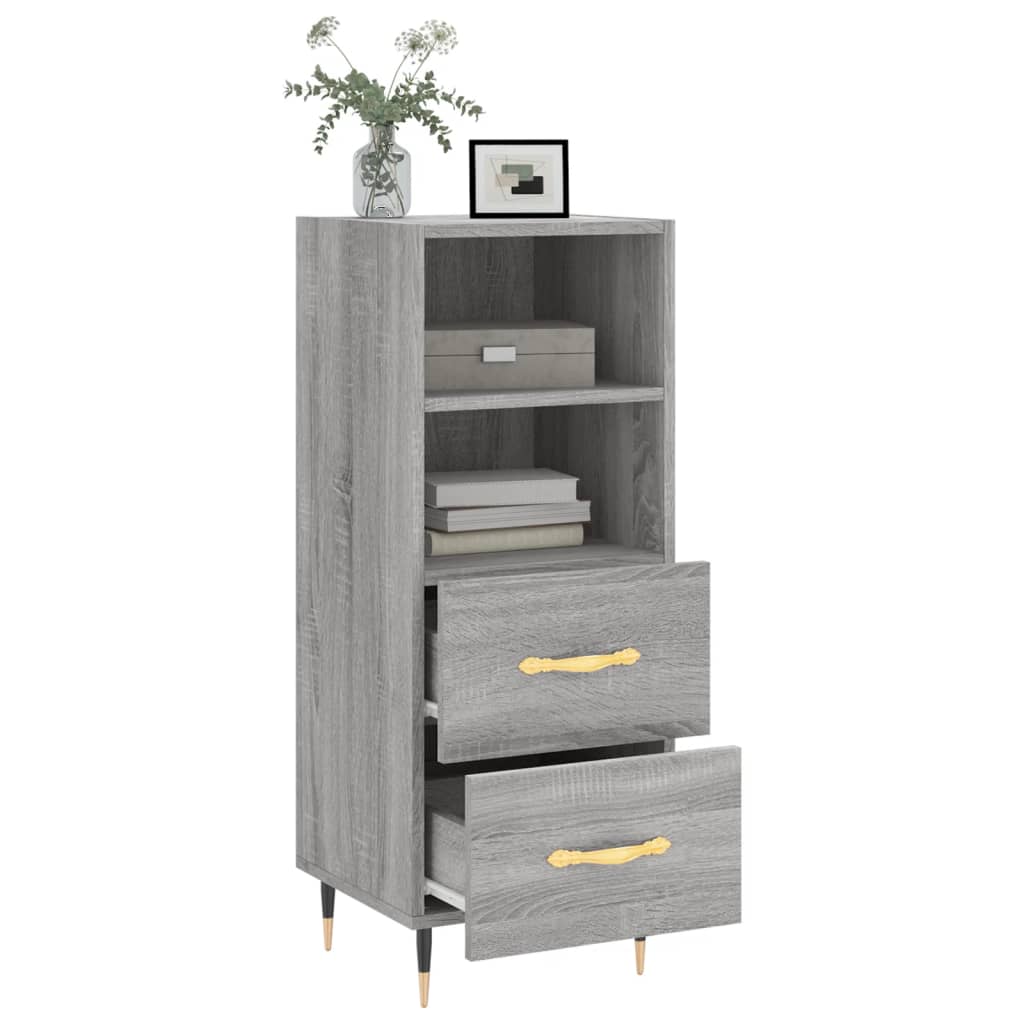 Graues Sonoma -Buffet 34.5x34x90 cm Engineering Holz