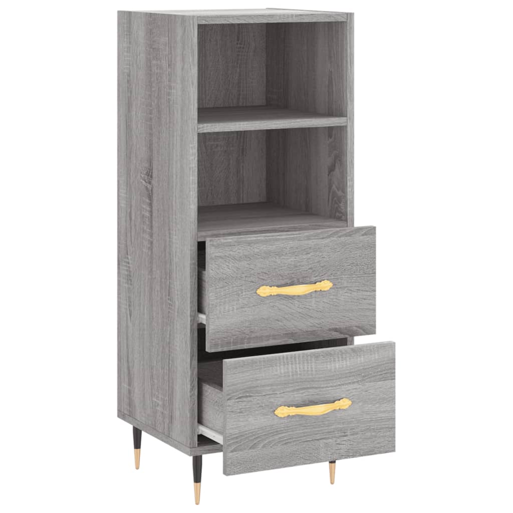 Grey Sonoma Buffet 34.5x34x90 cm INGEGNERIA legno