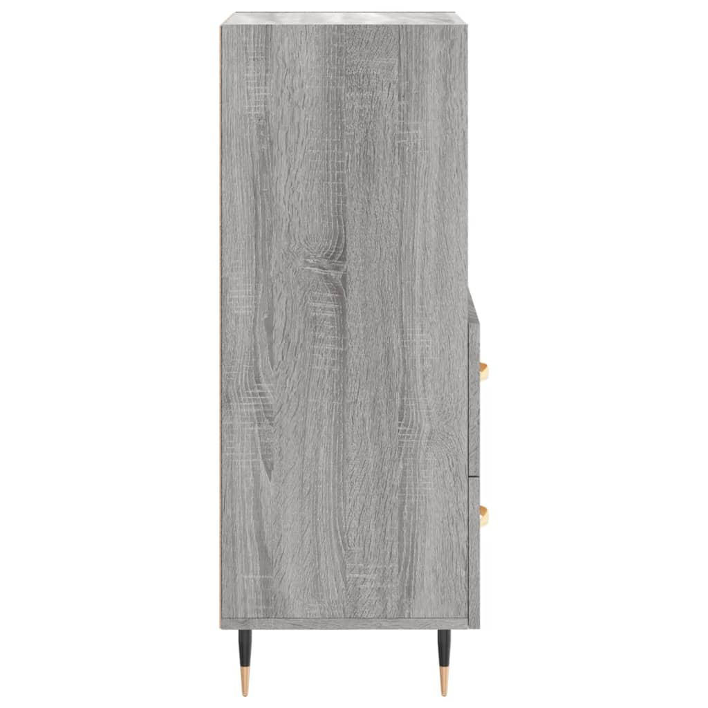 Grey Sonoma Buffet 34.5x34x90 cm INGEGNERIA legno