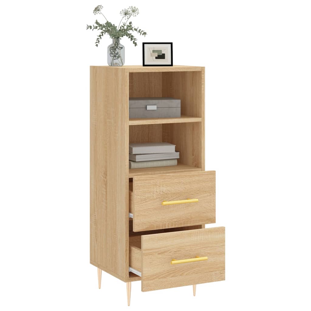 Sonoma Oak Buffet 34.5x34x90 cm Ingenieurholz Holz