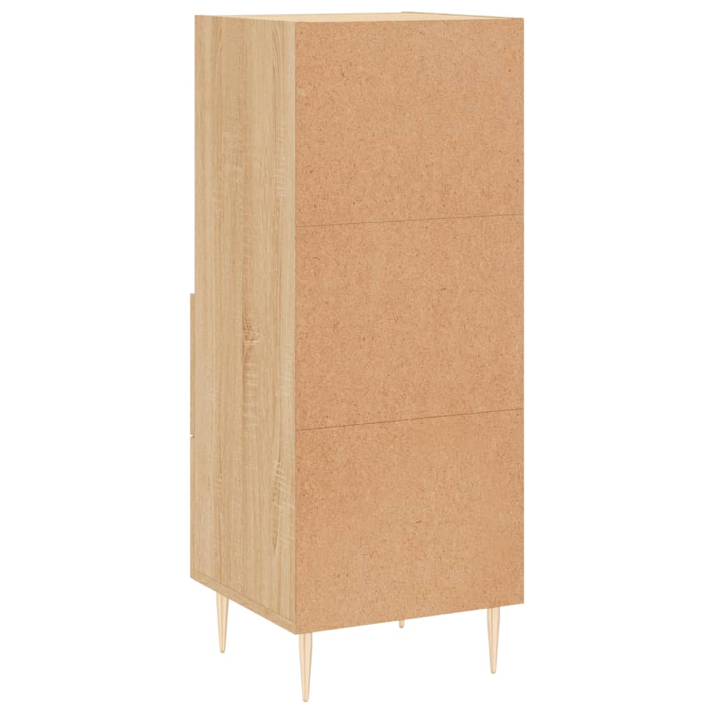 Credenza rovere Sonoma 34,5x34x90 cm MDF