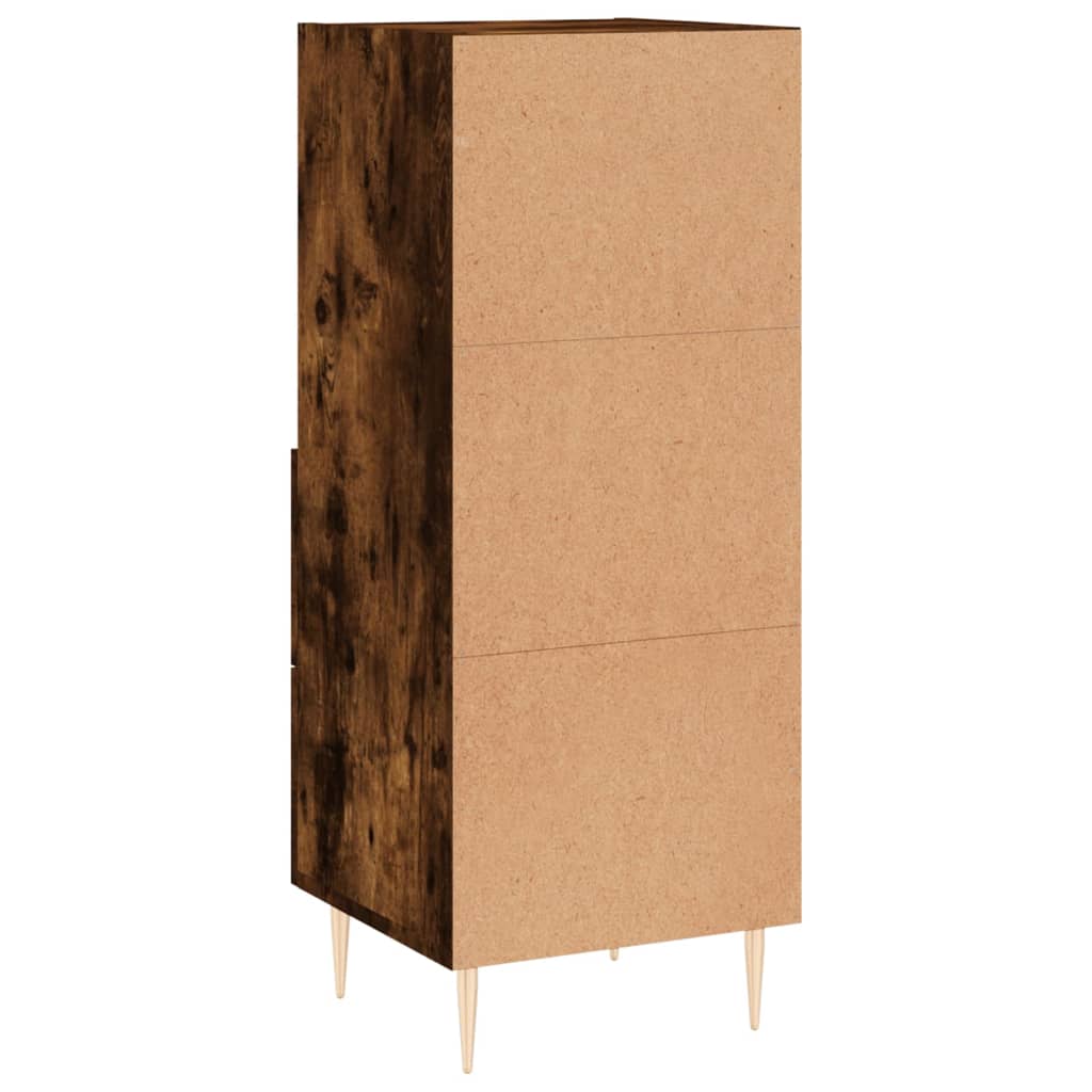 Credenza Rovere affumicato 34,5x34x90 cm MDF