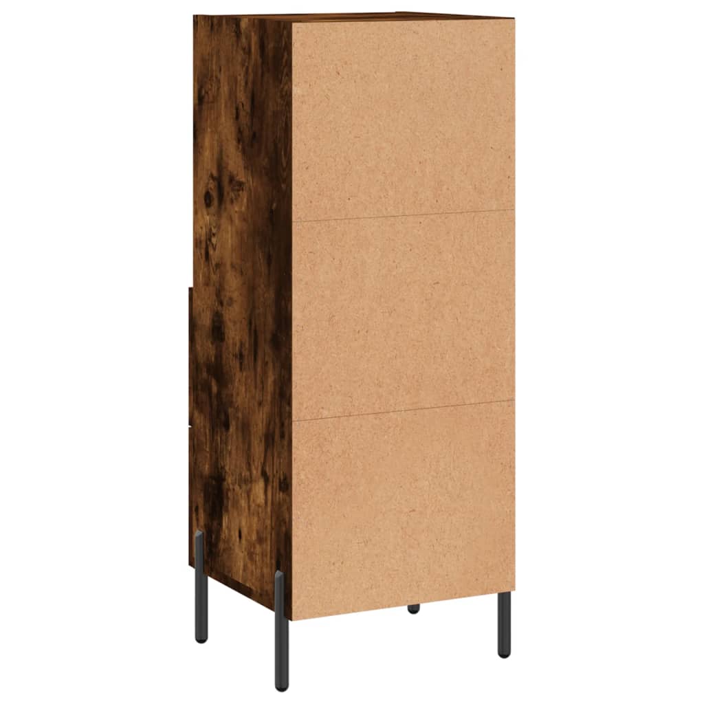 Credenza Rovere affumicato 34,5x34x90 cm MDF