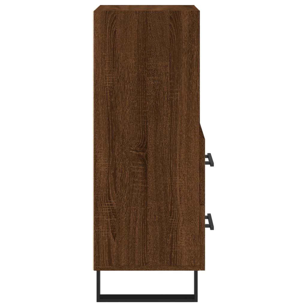 Brown Eichenbuffet 34,5x34x90 cm Ingenieurholz Holz