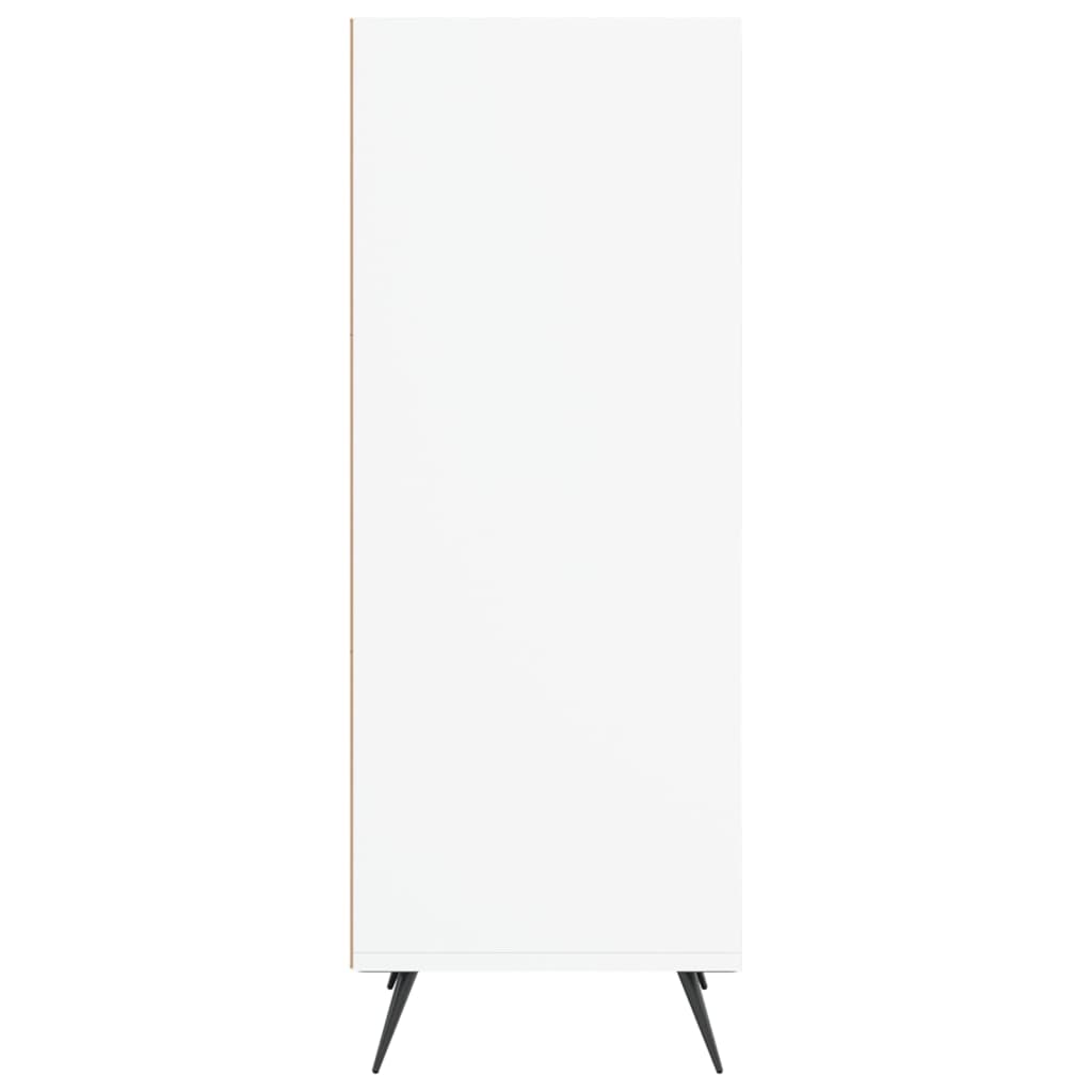 White shelving cabinet 34.5x32.5x90 cm Engineering wood