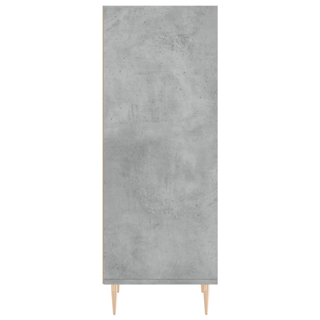 Credenza grigio cemento 34,5x32,5x90 cm in multistrato