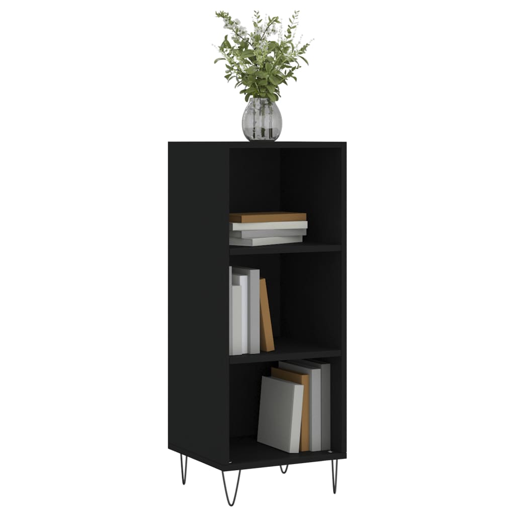 Black buffet 34.5x32.5x90 cm Engineering wood