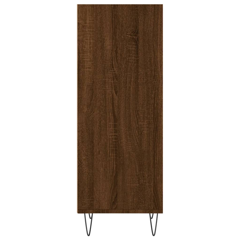 Brown Eichenbuffet 34,5 x 32,5 x 90 cm Ingenieurholz Holz