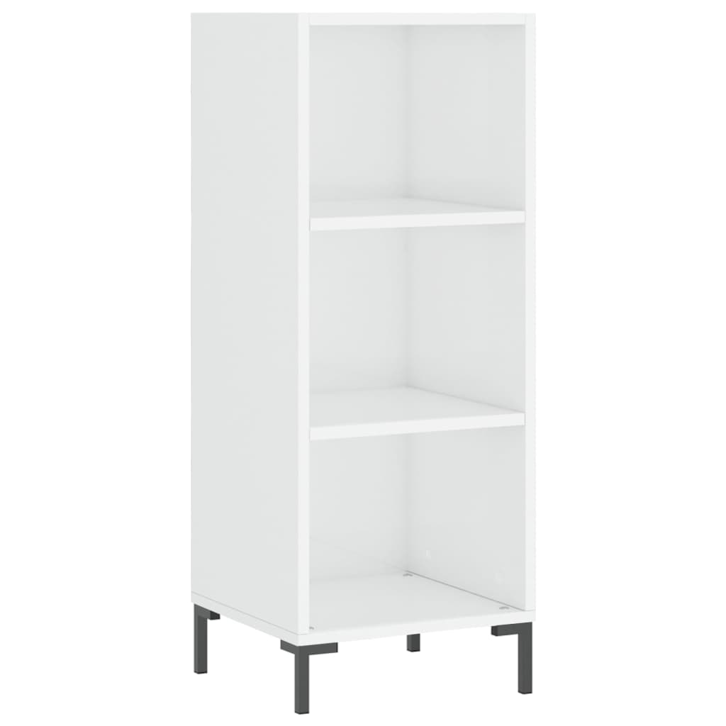 Brilliant white buffet 34.5x32.5x90 cm Engineering wood