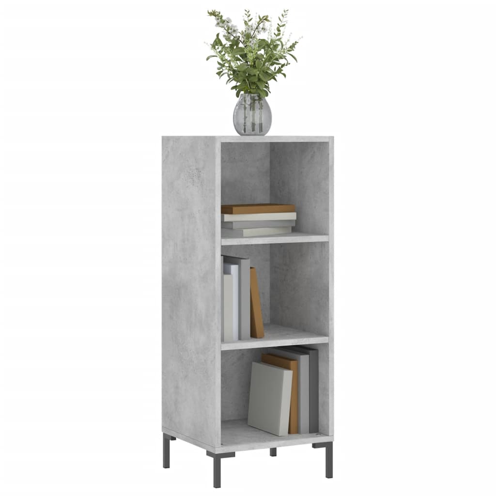 Concrete gray buffet 34.5x32.5x90 cm engineering wood