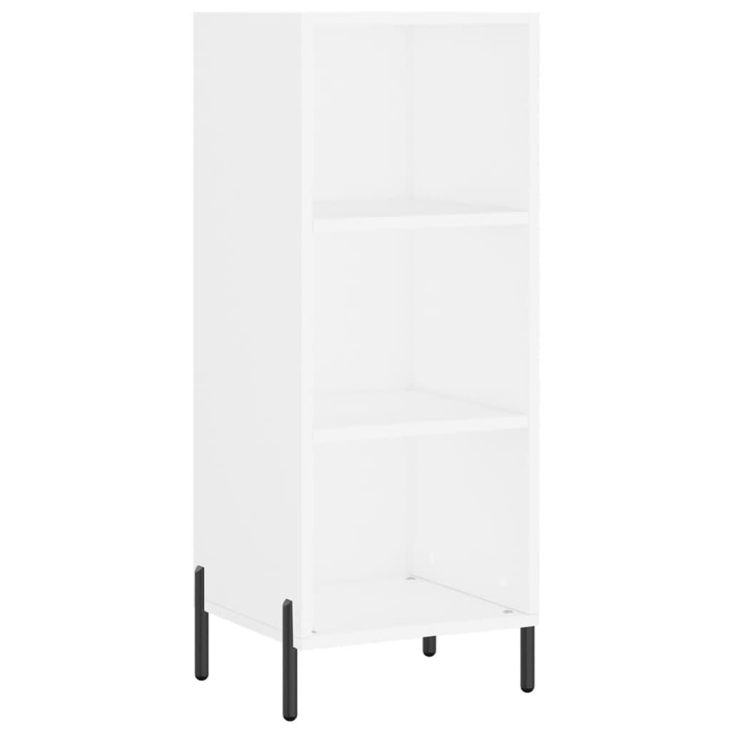 White buffet 34.5x32.5x90 cm engineering wood