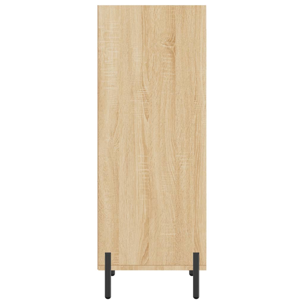 Buffet chêne sonoma 34,5x32,5x90 cm bois d'ingénierie