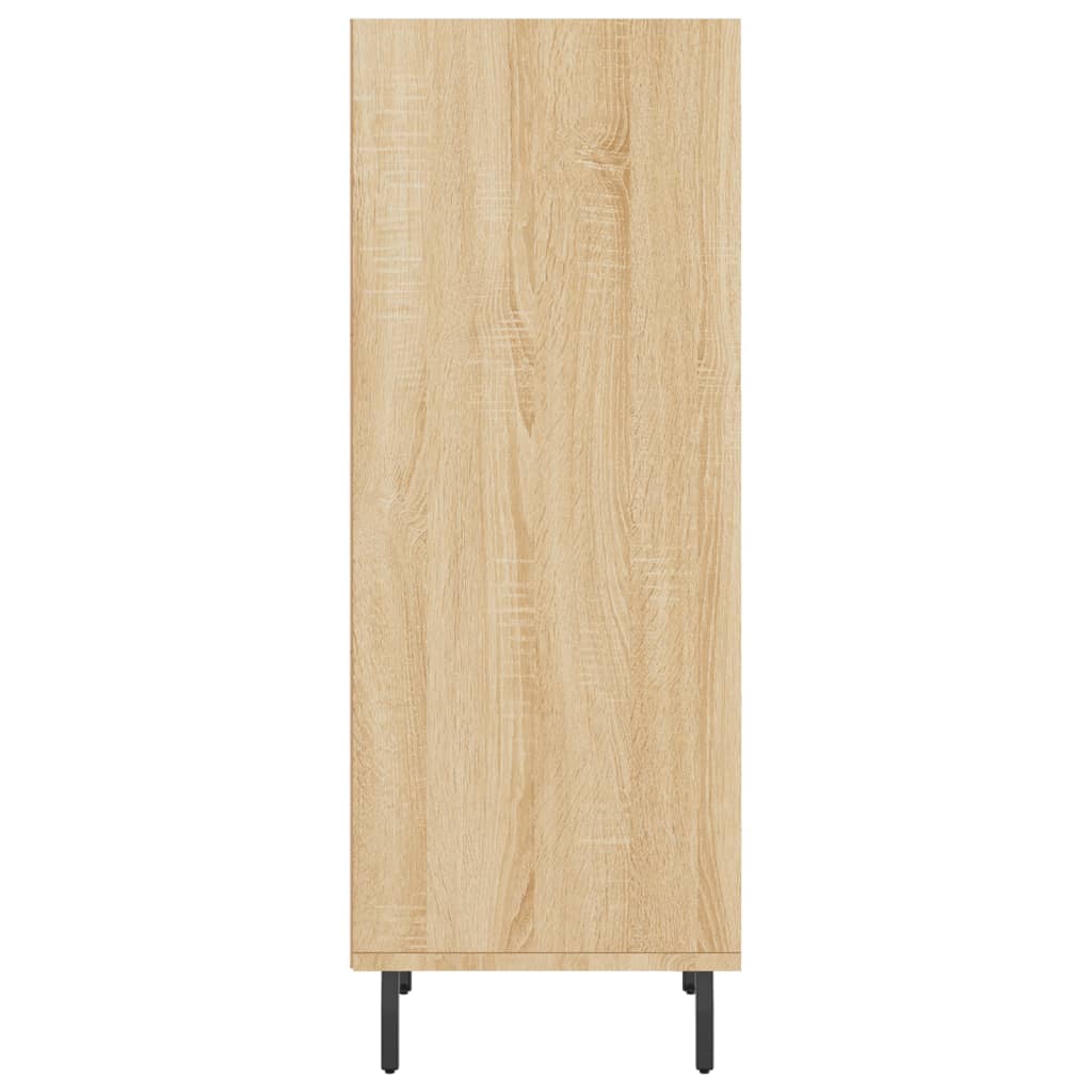 Buffet chêne sonoma 34,5x32,5x90 cm bois d'ingénierie