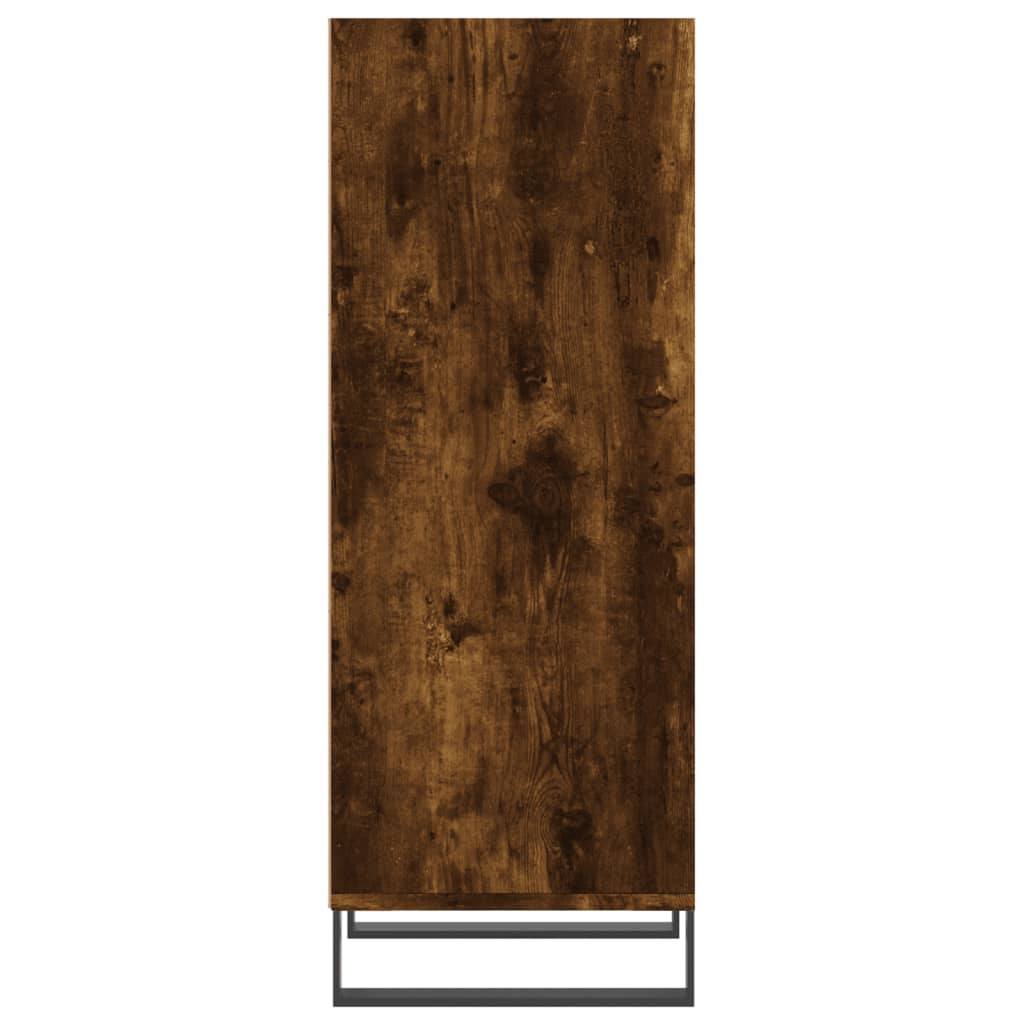 Buffet di quercia affumicata 34.5x32.5x90 cm legno di ingegneria