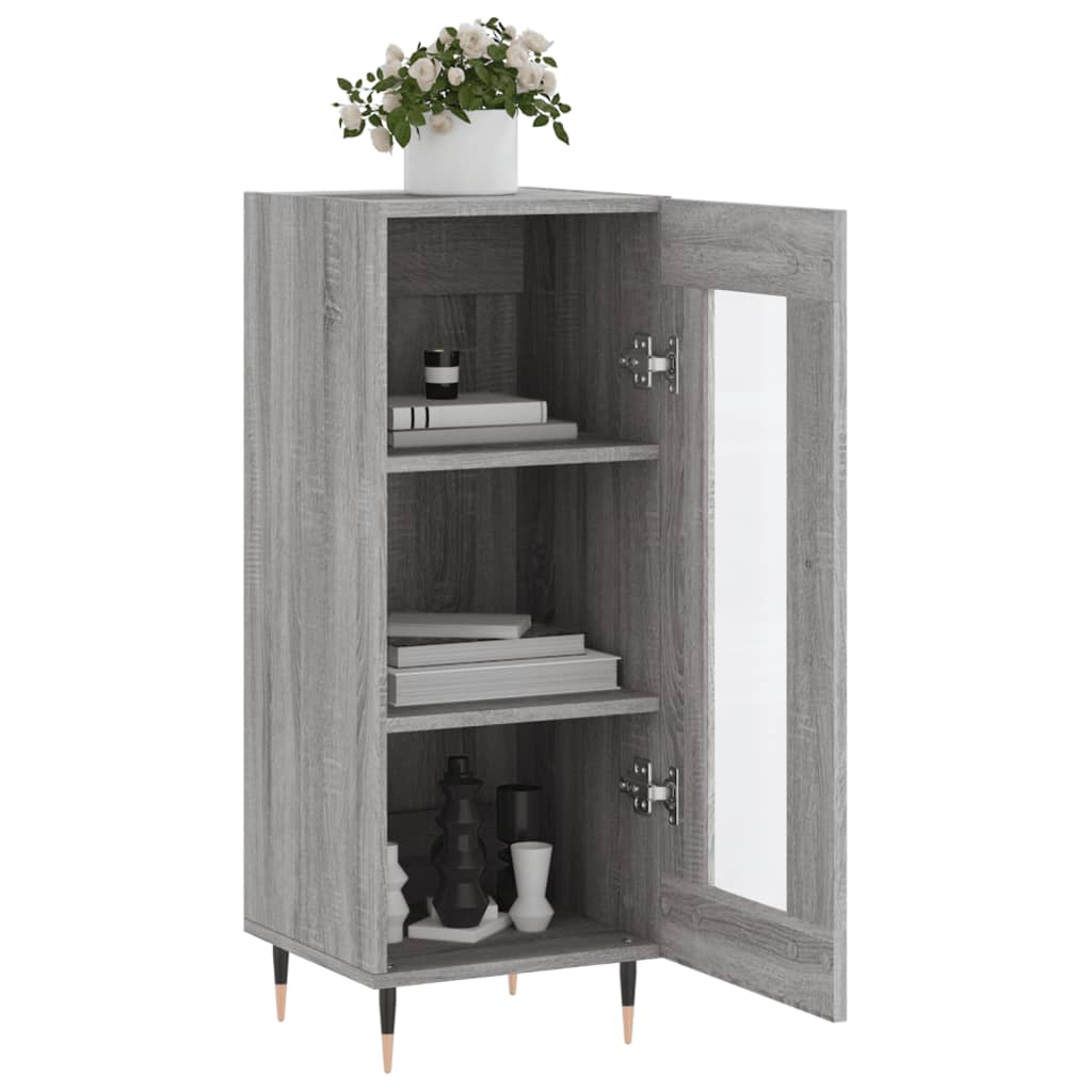 Gray Sonoma Buffet 34.5x34x90 cm Engineering wood