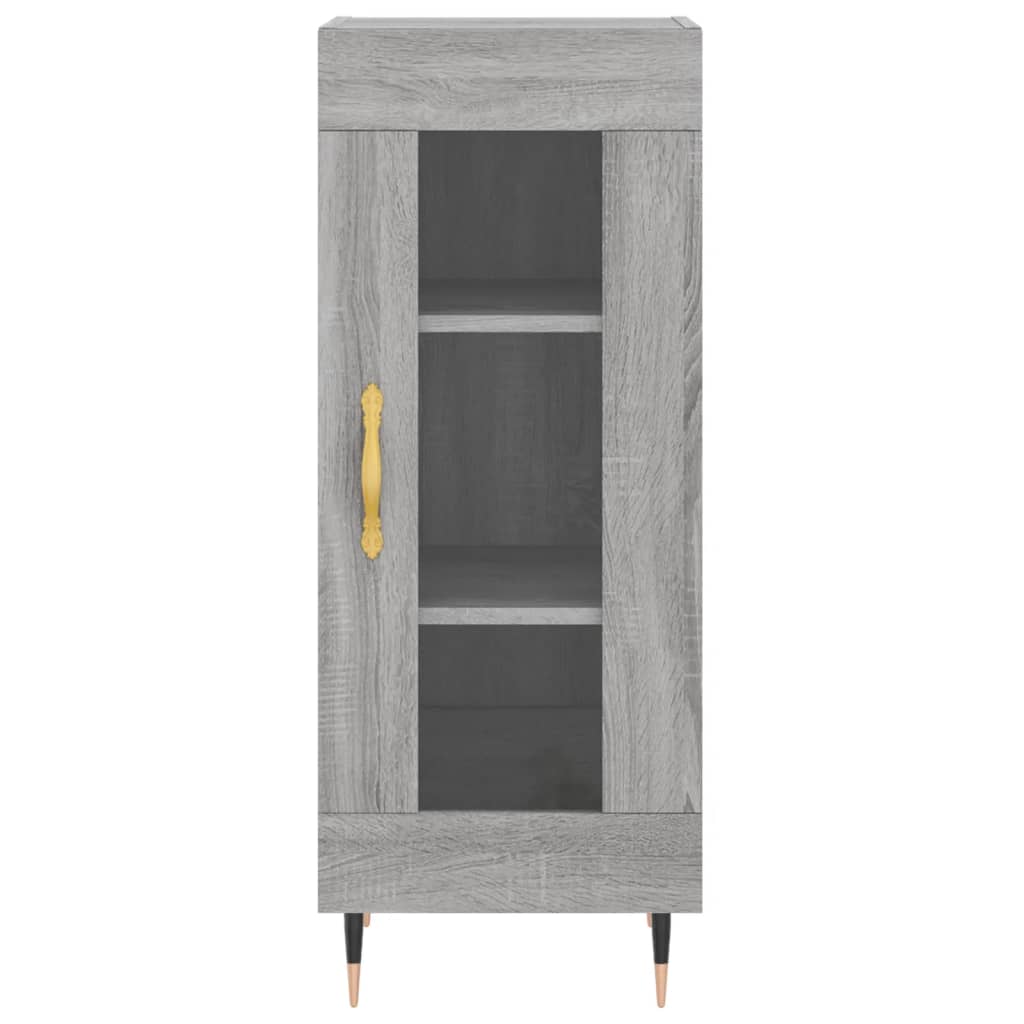 Buffet Sonoma gris 34,5x34x90 cm Bois d'ingénierie