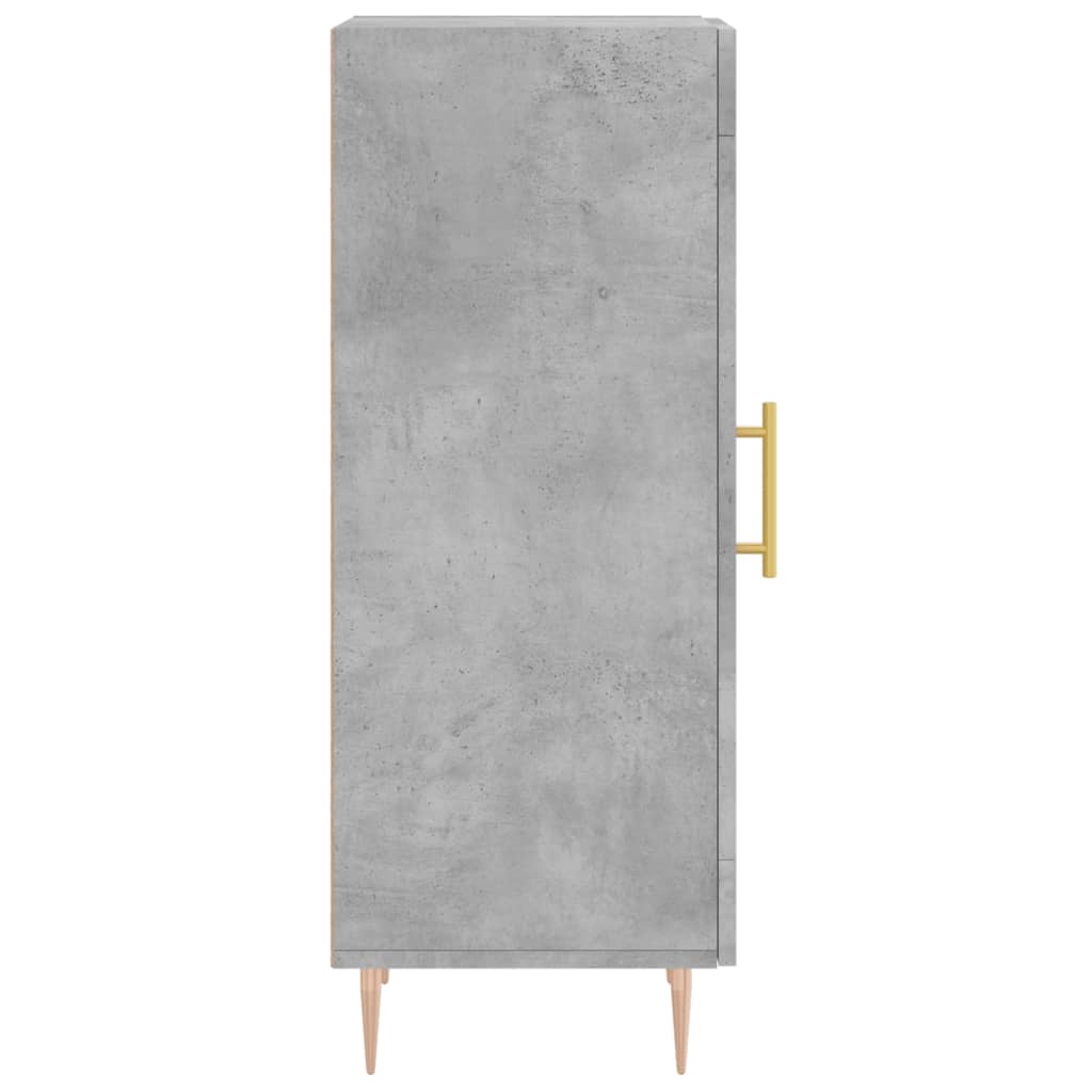 Credenza Grigio cemento 34,5x34x90 cm MDF