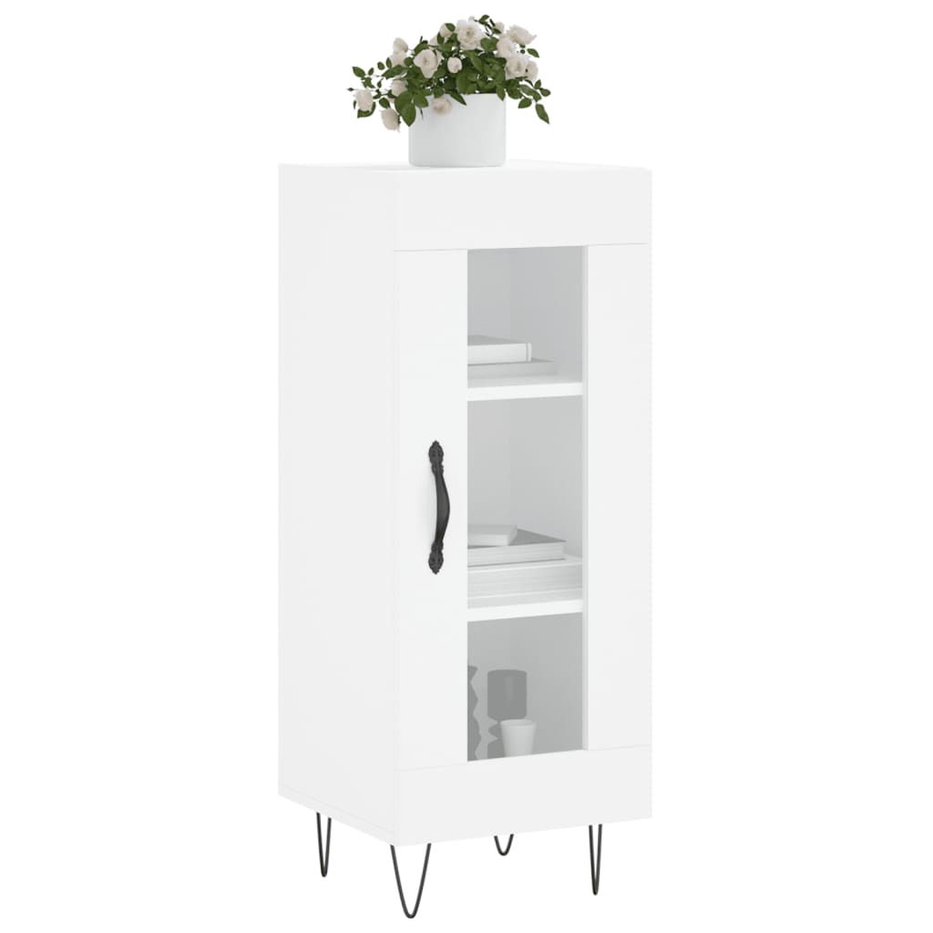 White buffet 34.5x34x90 cm engineering wood