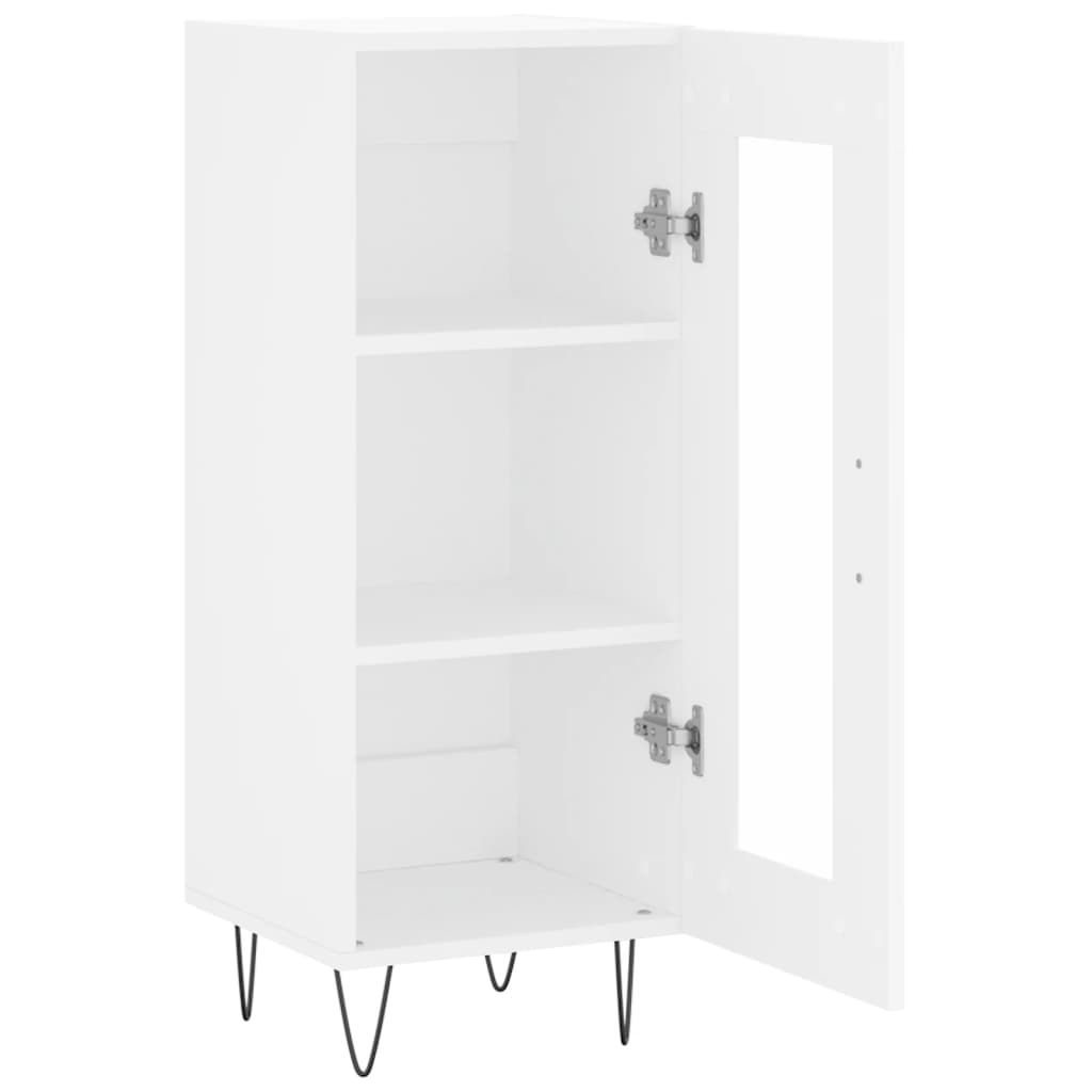 White buffet 34.5x34x90 cm engineering wood