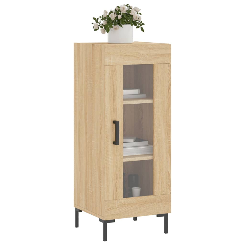 Credenza rovere Sonoma 34,5x34x90 cm MDF