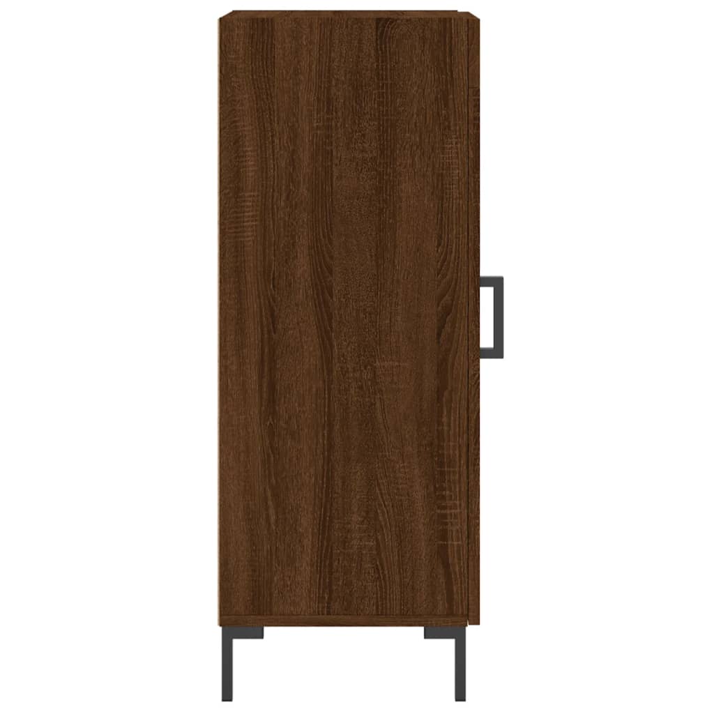 Buffet Chêne marron 34,5x34x90 cm Bois d'ingénierie