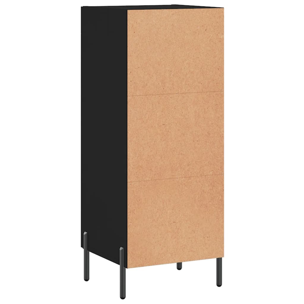 Credenza nera 34,5x34x90 cm MDF