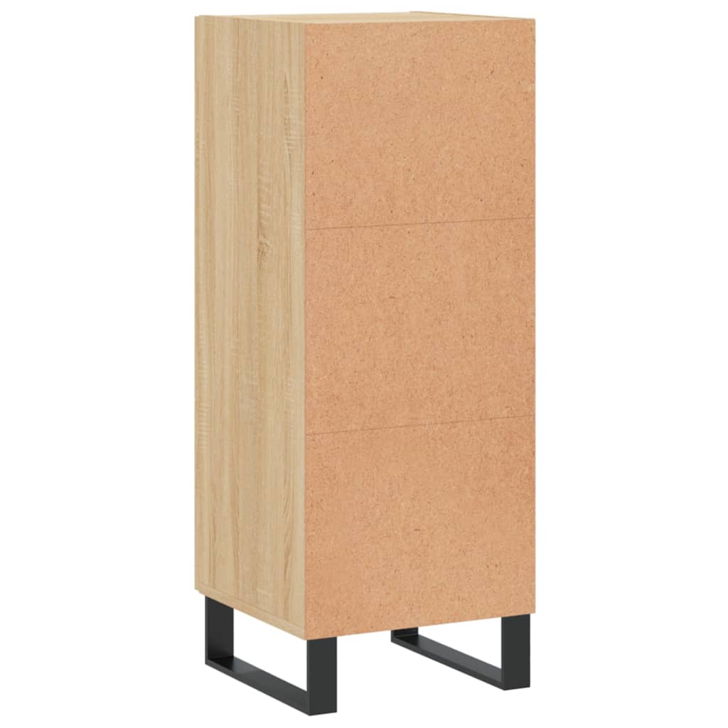 Credenza rovere Sonoma 34,5x34x90 cm MDF