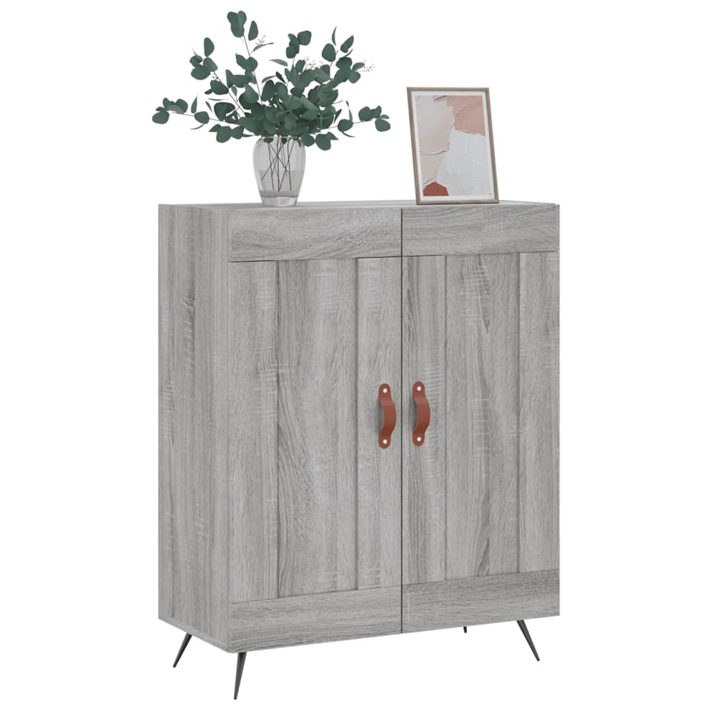 Sonoma Grey Buffet 69.5x34x90 cm Ingenieurholz Holz