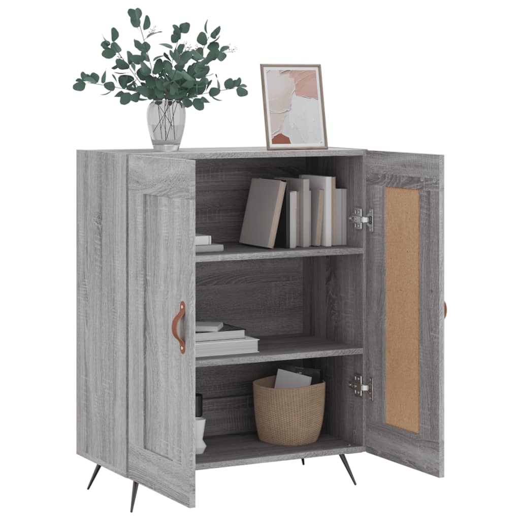 Sonoma gray buffet 69.5x34x90 cm Engineering wood