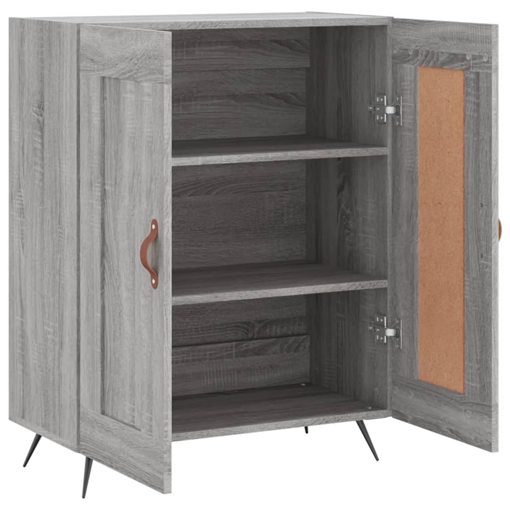 Sonoma Grey Buffet 69.5x34x90 cm Ingenieurholz Holz