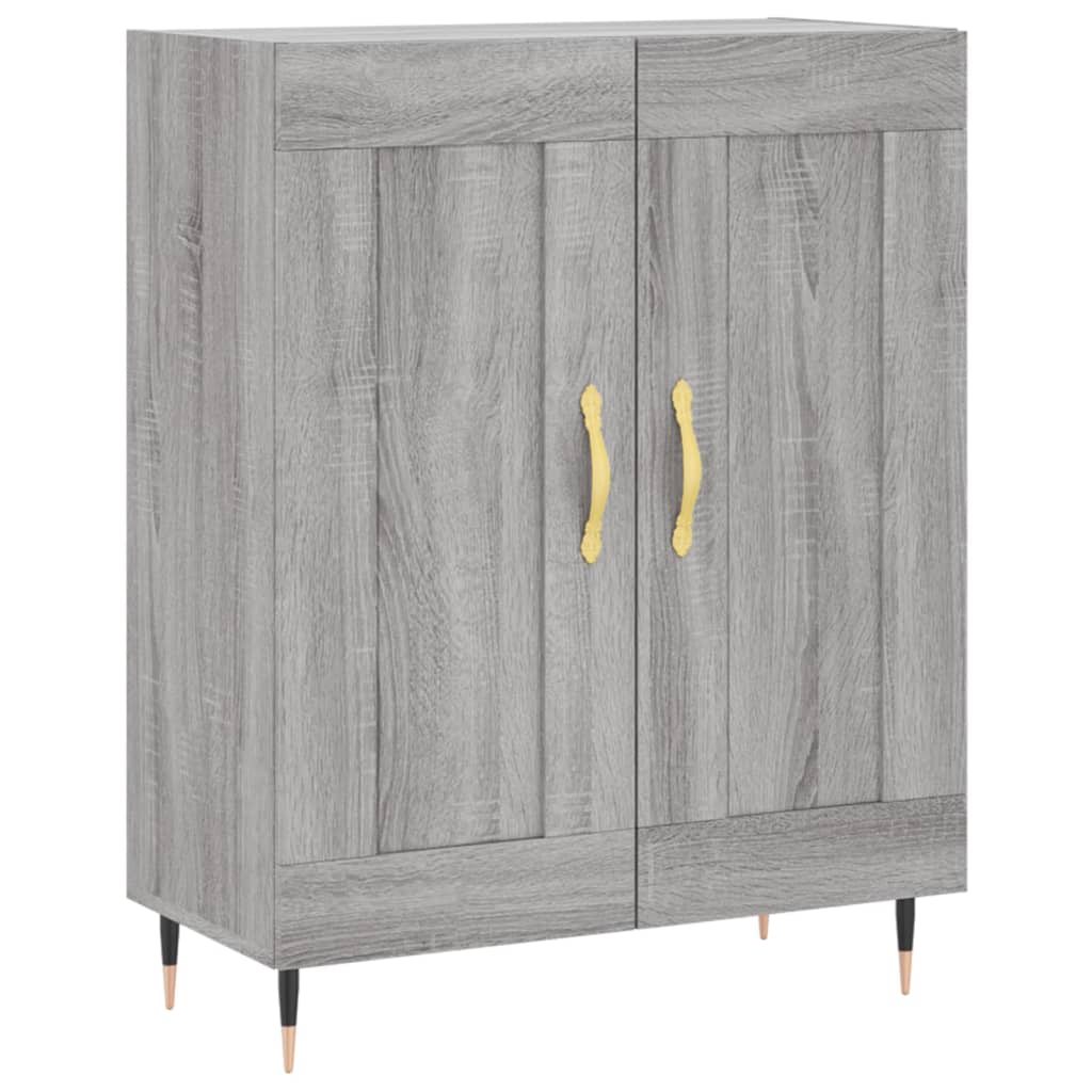 Buffet sonoma gris 69,5x34x90 cm bois d'ingénierie