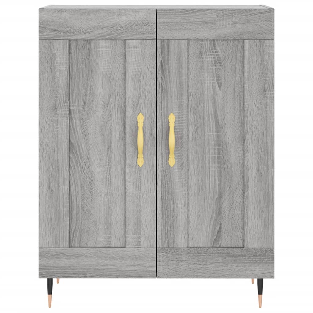 Sonoma gray buffet 69.5x34x90 cm Engineering wood