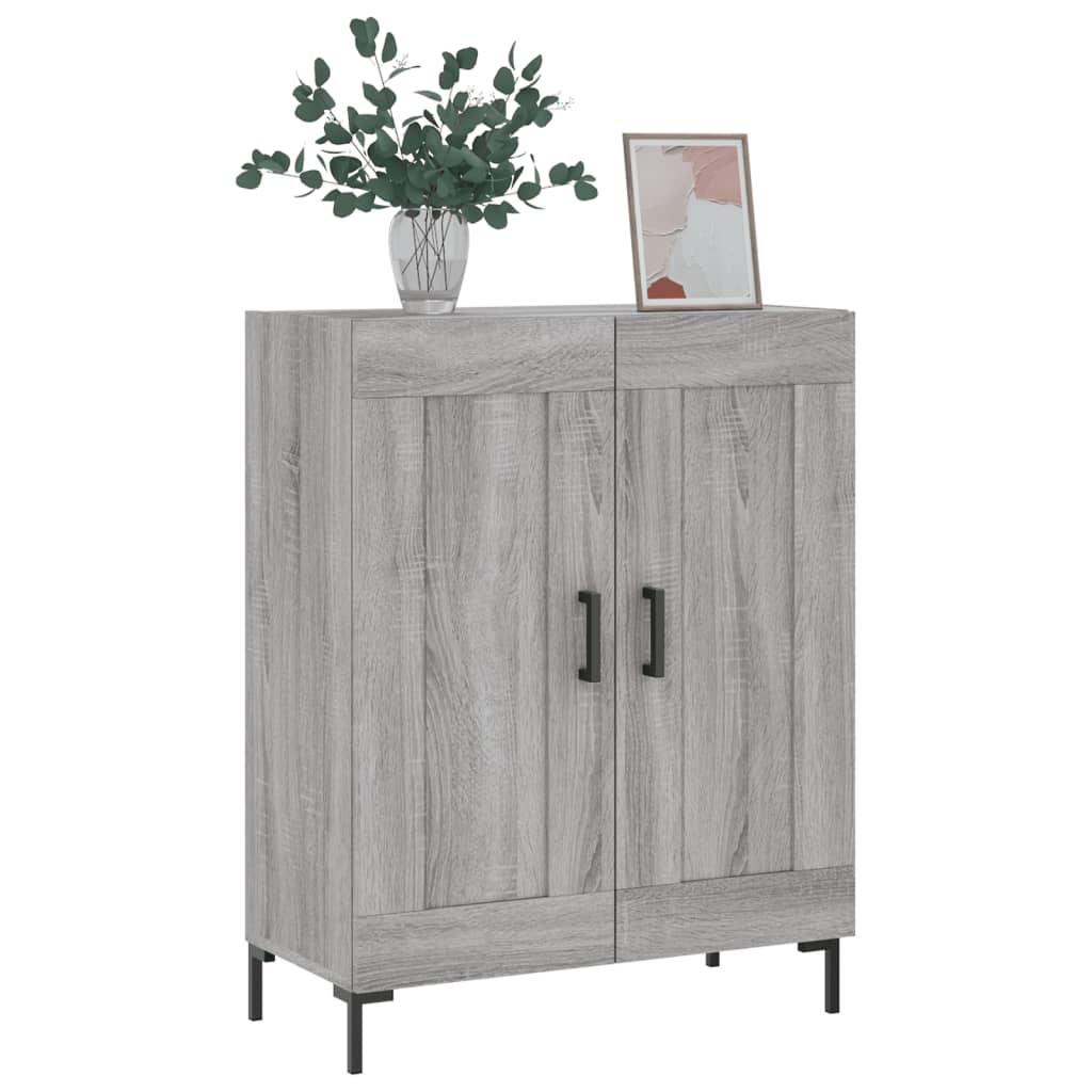 Sonoma Grey Buffet 69.5x34x90 cm ingegnerista legno