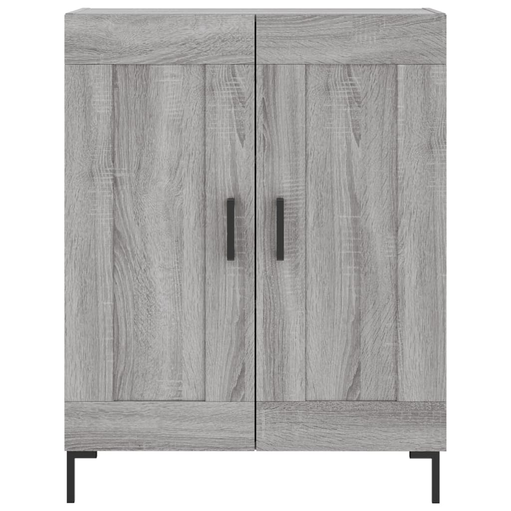 Sonoma Grey Buffet 69.5x34x90 cm ingegnerista legno