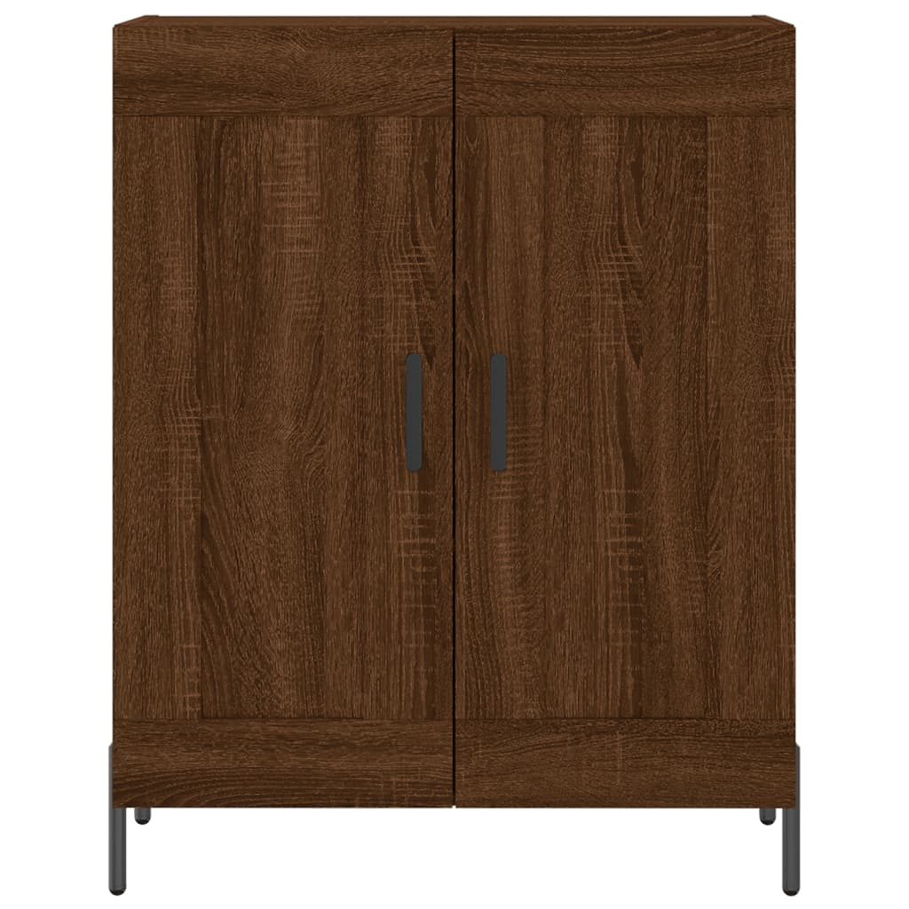 Brown oak buffet 69.5x34x90 cm engineering wood