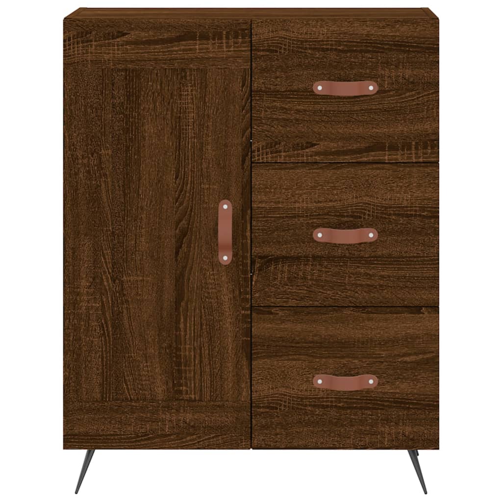 Brown Eiche Buffet 69.5x34x90 cm Ingenieurholz Holz