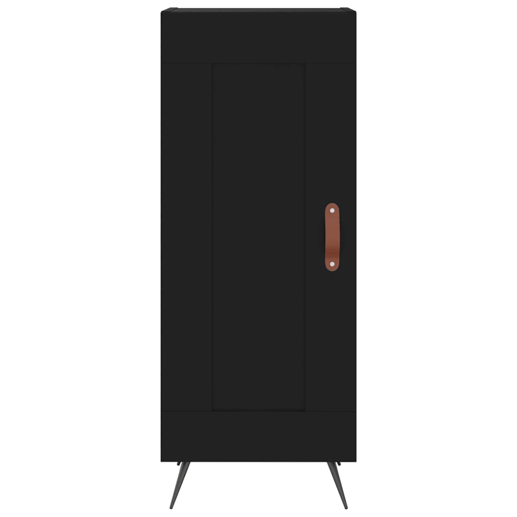 Credenza nera 34,5x34x90 cm MDF