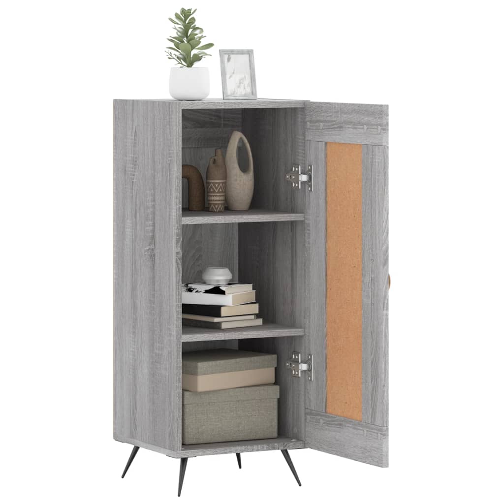 Gray Sonoma Buffet 34.5x34x90 cm Engineering wood