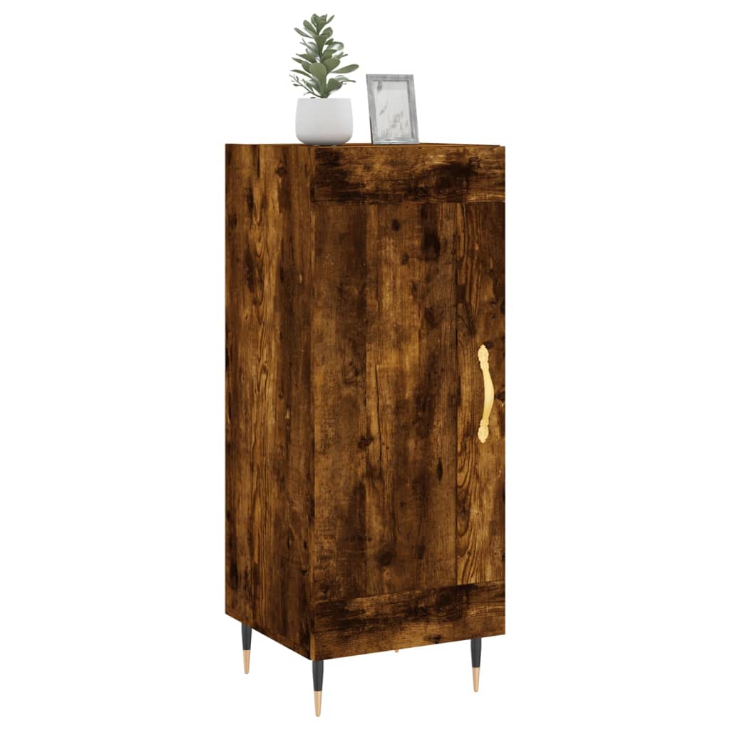 Smoked oak buffet 34.5x34x90 cm engineering wood