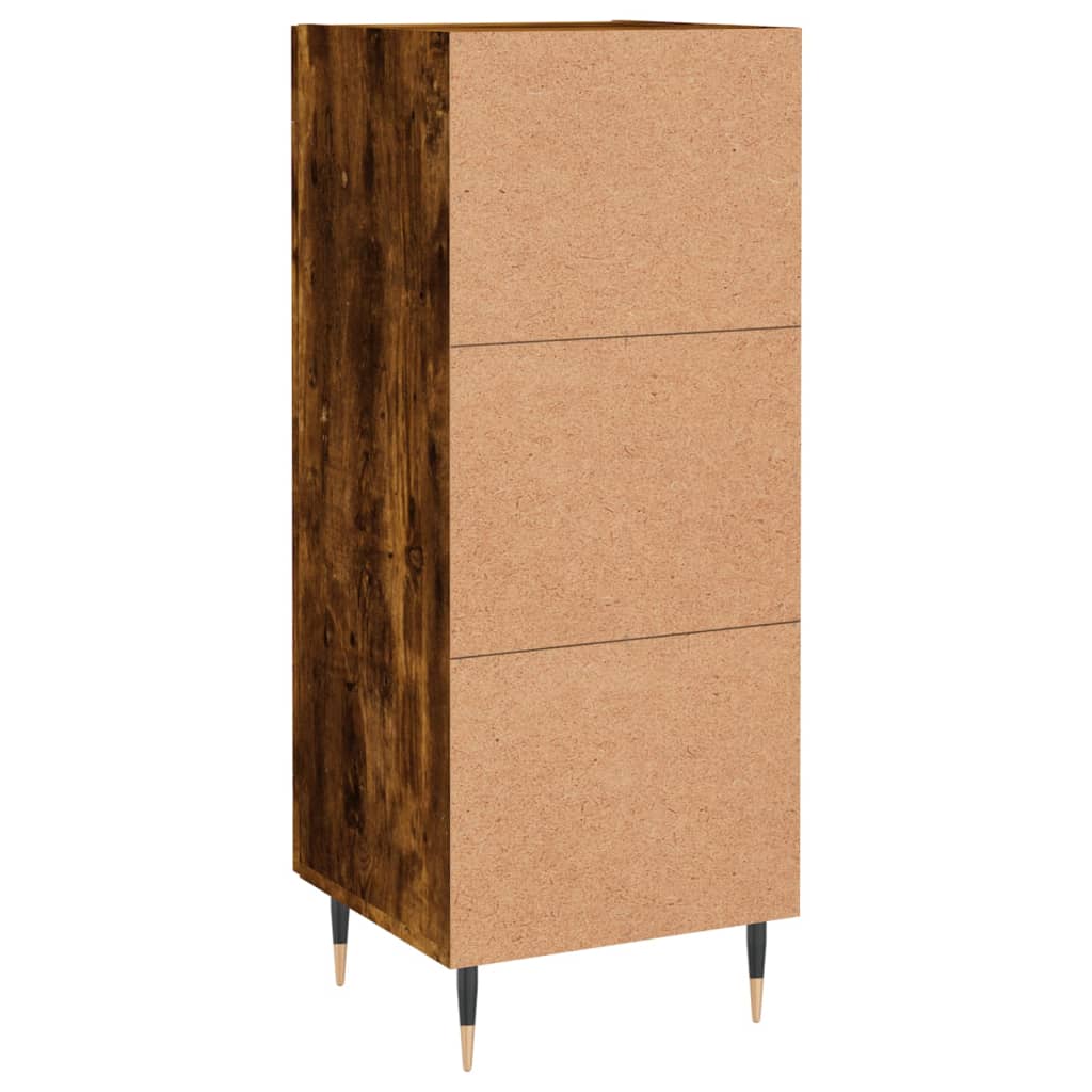 Credenza Rovere affumicato 34,5x34x90 cm MDF