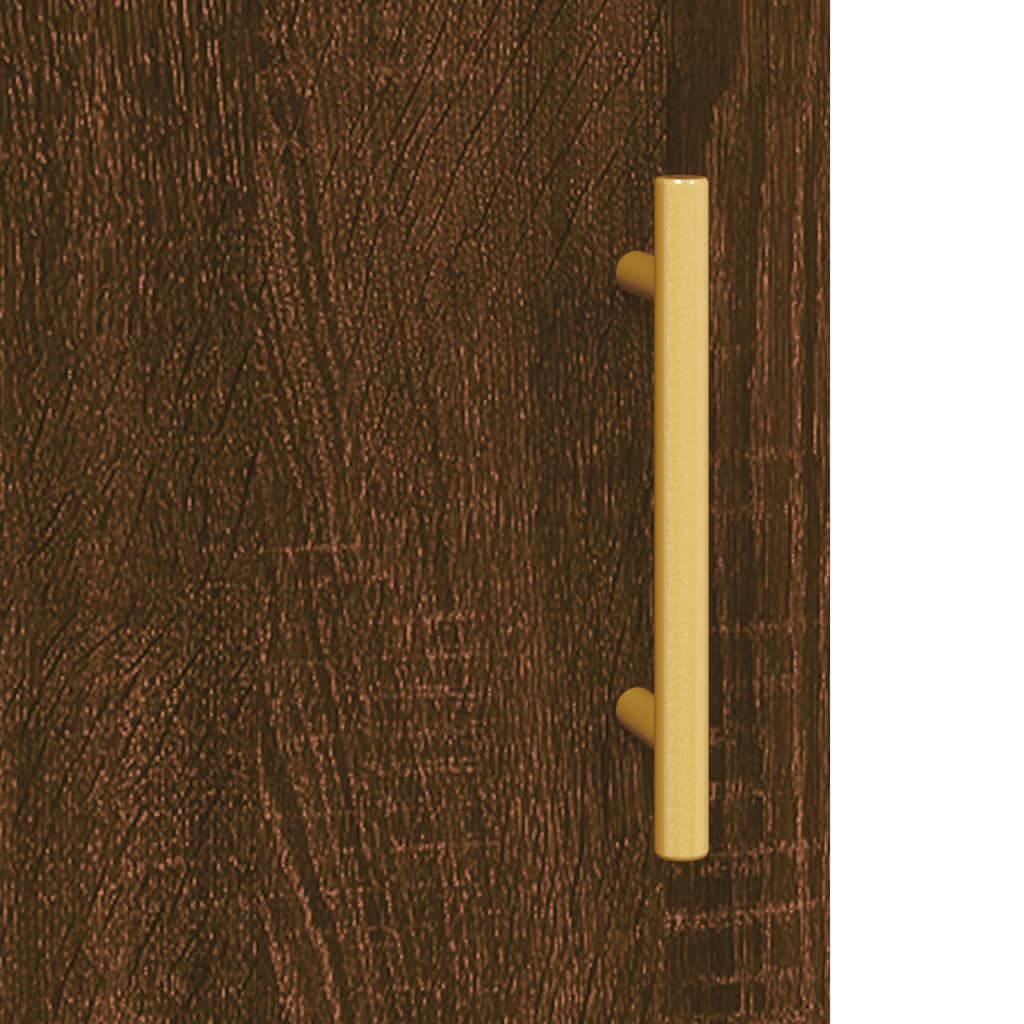 Brown Eichenbuffet 34,5x34x90 cm Ingenieurholz Holz