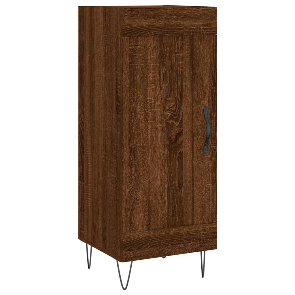 Brown Eichenbuffet 34,5x34x90 cm Ingenieurholz Holz