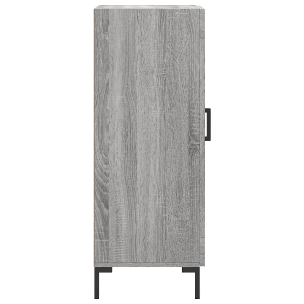 Credenza Sonoma grigia 34,5x34x90 cm MDF