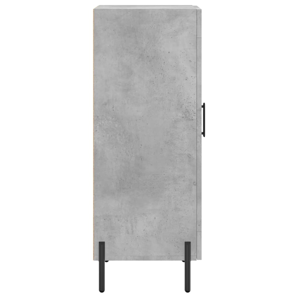 Credenza Grigio cemento 34,5x34x90 cm MDF