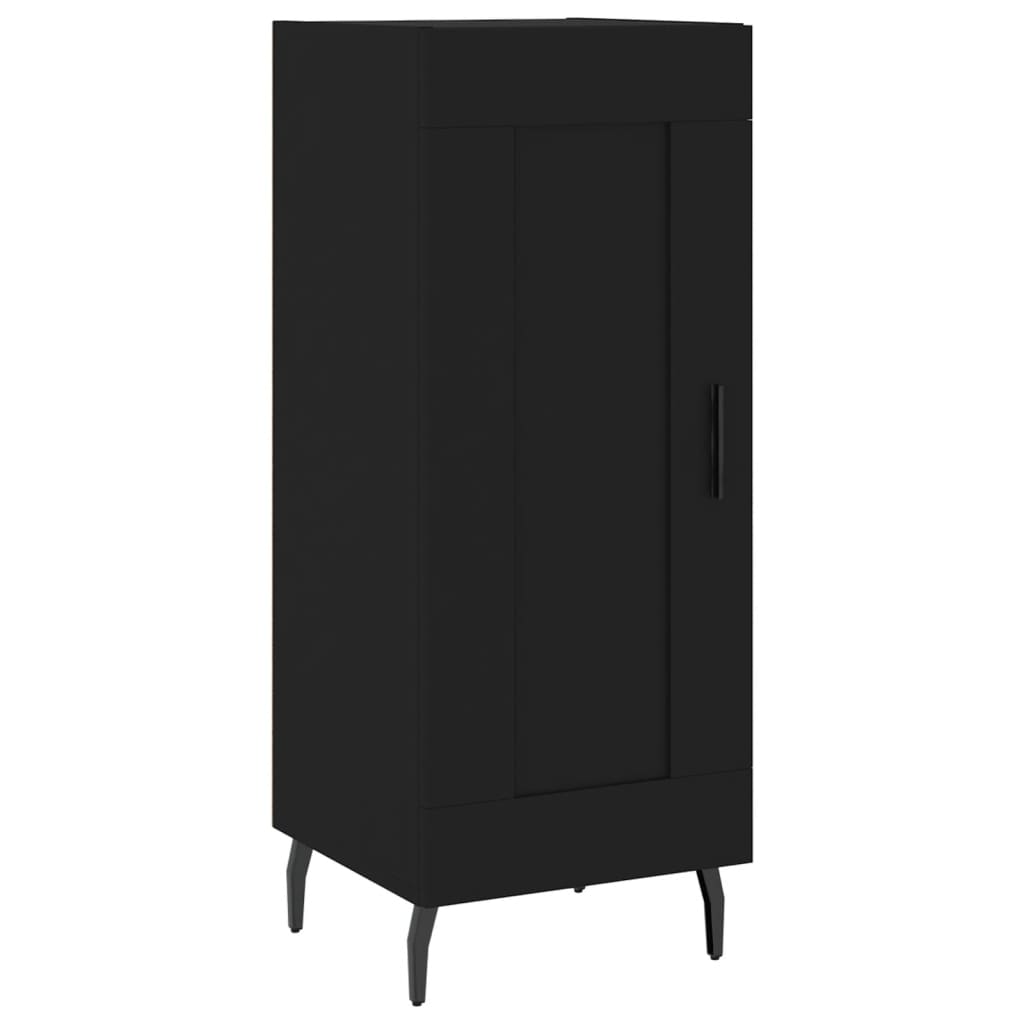 Credenza nera 34,5x34x90 cm MDF